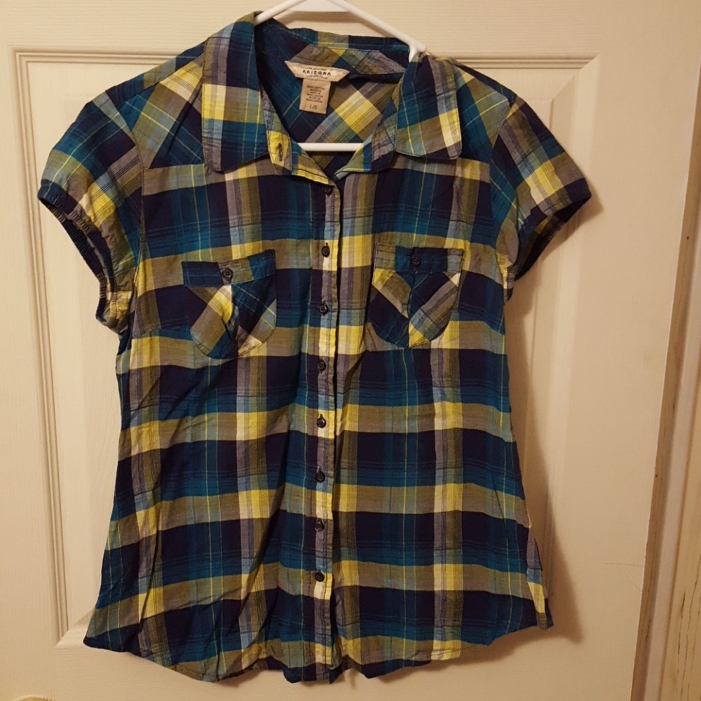 Arizona short sleeve plaid button down